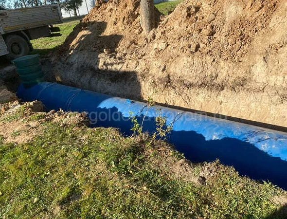 Газгольдер для дома в Орехово-Зуево с земляными работами