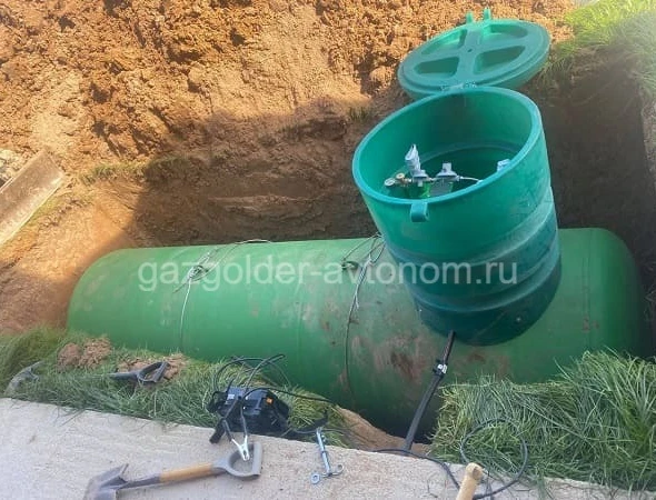 Подземный газгольдер Спецгаз в Орехово-Зуево под ключ для частного дома