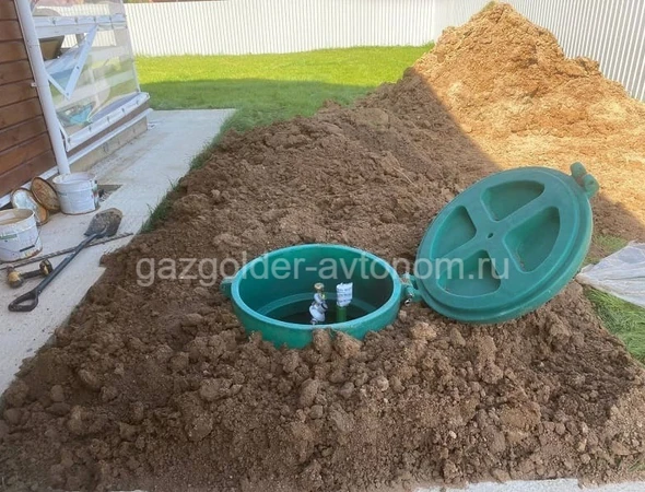 Подземный газгольдер в Орехово-Зуево под ключ для частного дома