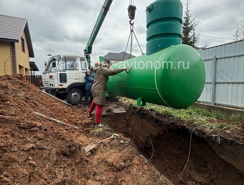 Монтаж газгольдера Спецгаз 5 куб.м в Орехово-Зуево с ручной копкой