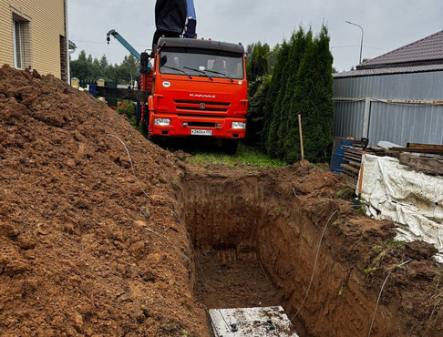 Монтаж газгольдера Спецгаз 6600 л для загородного дома